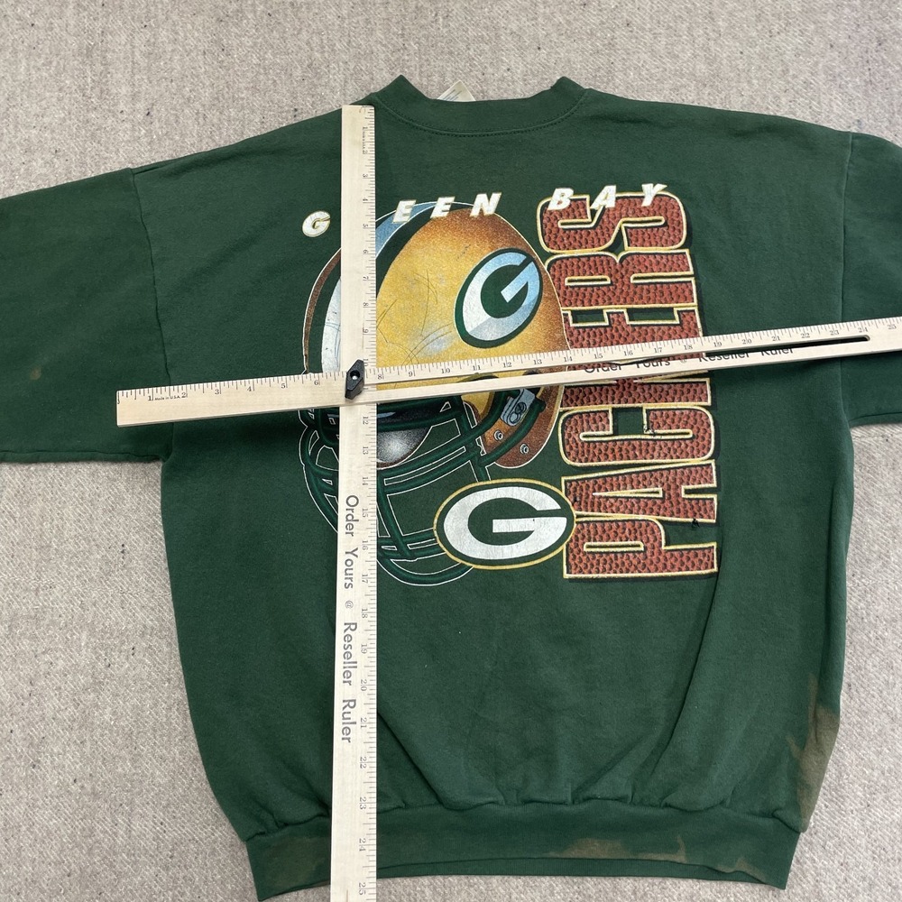 vintage Green Bay Packers sweatshirt mens xl 1990s NFL Logo football - Picture 9 of 13